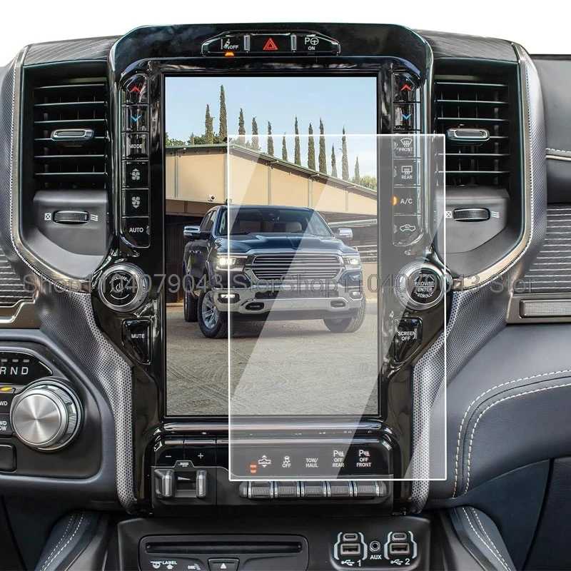 Пленка из закаленного стекла для Dodge RAM 1500 2500 3500 2019-2024, автомобильная навигация, 12 дюймов, защитная пленка для экрана, аксессуары против царапин Аксессуары для салона