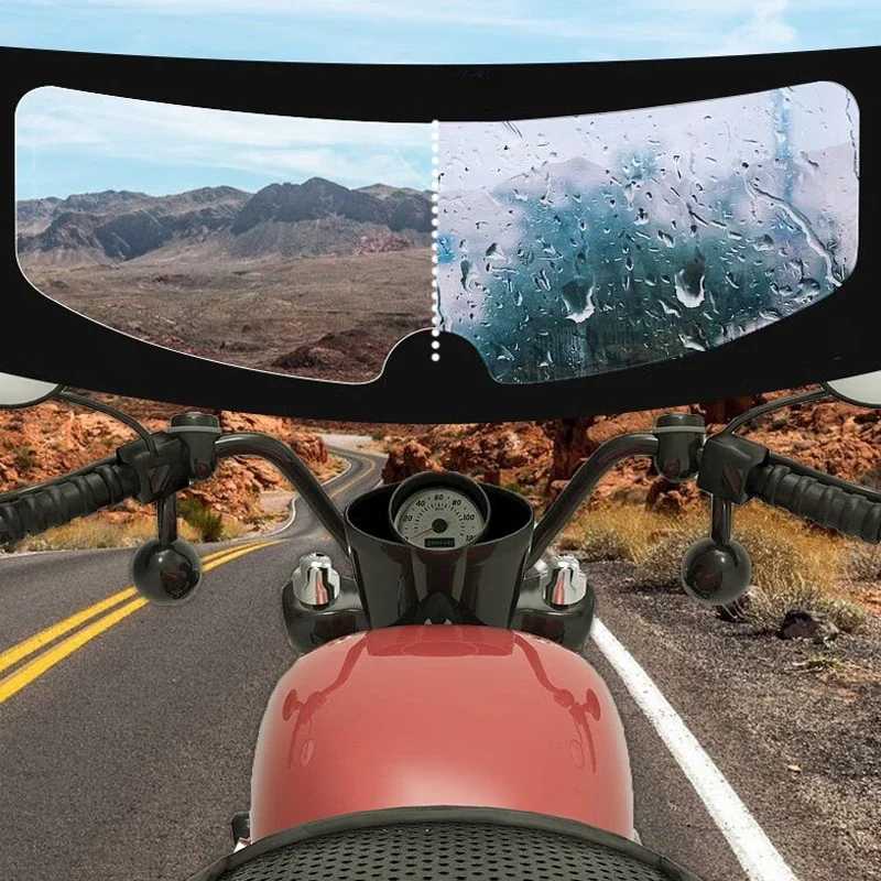 Фотография №3 товара Противотуманная накладная пленка для мотошлема, непромокаемая пленка для линз для
