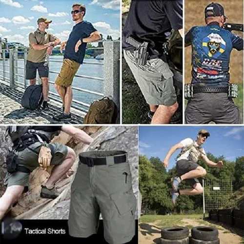 Фотография №5 товара Шорты мужские городские военные водонепроницаемые тактические шорты-карго мужские уличные камуфляжные