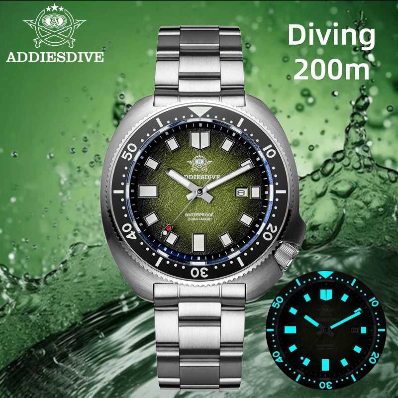 ADDIESDIVE Japan2115 Новые мужские часы с сапфировым стеклом BWG9 Ультра-яркие светящиеся водонепроницаемые наручные часы 200 м Роскошные кварцевые часы Мужские часы