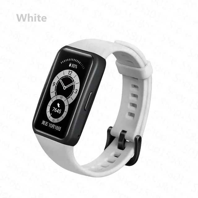 Фотография №5 товара Силиконовый ремешок для умных часов Huawei Band 9 8 7