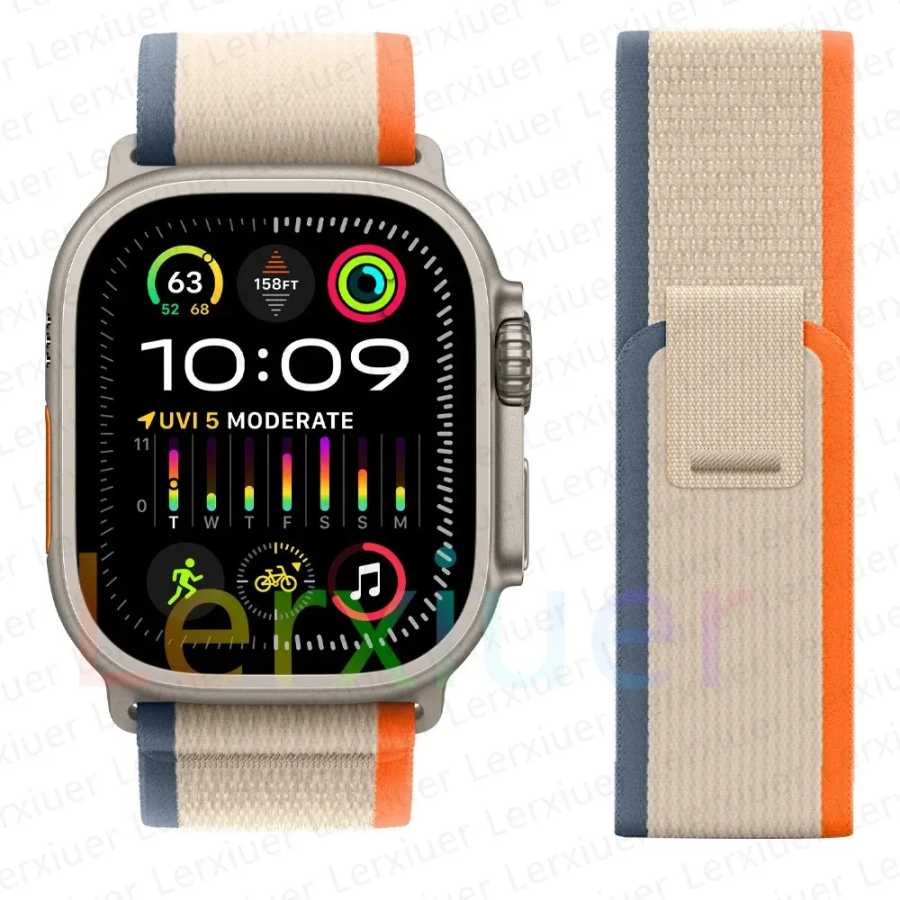 Фотография №3 товара Trail loop Для apple watch ultra 3 2 Ремешок 49