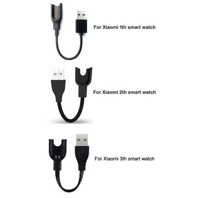 USB-кабель для зарядки Xiaomi Mi Band 1/2/3, 1 шт., 15 см Walkie Talkie Аксессуары & Запчасти
