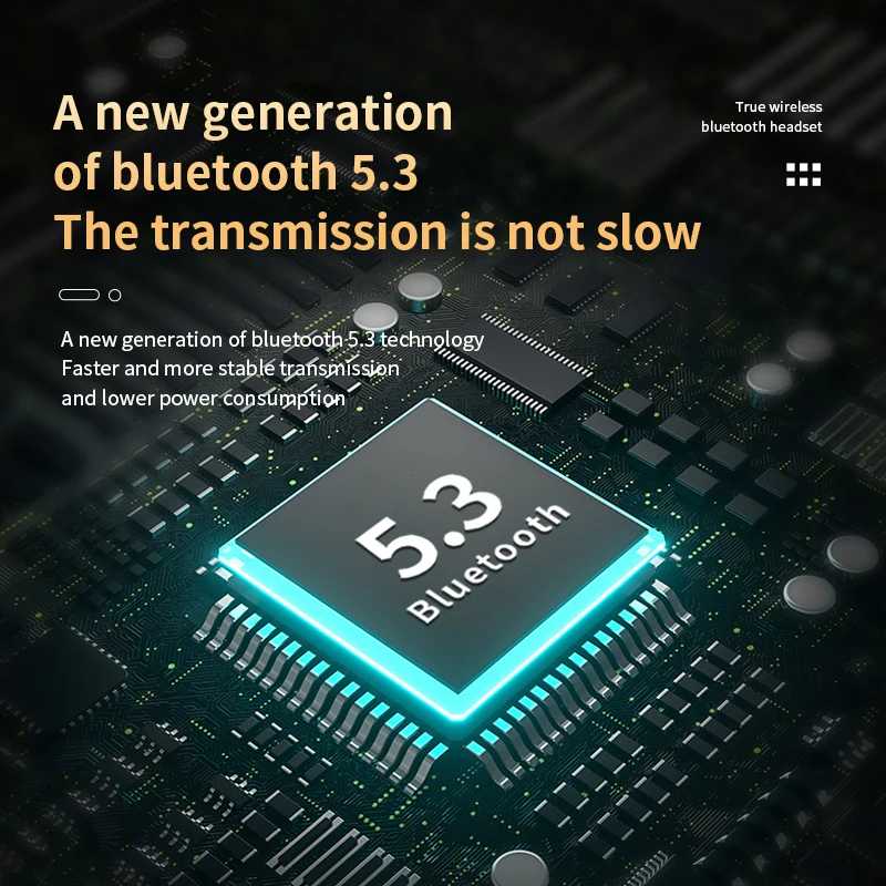 Фотография №3 товара Беспроводные наушники M90 Pro с поддержкой Bluetooth 5,3 и сенсорным