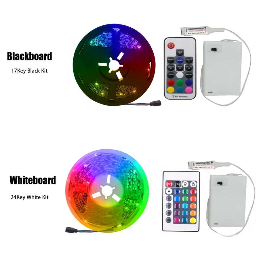 Фотография №3 товара DC 5 В 5050 RGB лента светодиодный светильник на батарейках