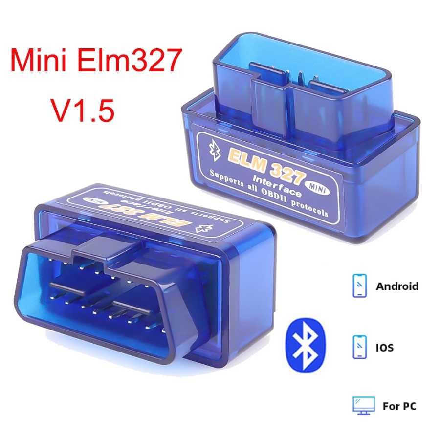 Диагностический сканер ELM327 V1.5 OBD2, мини-сканер для Android, IOS, ПК Инструмент для ремонта автомобилей