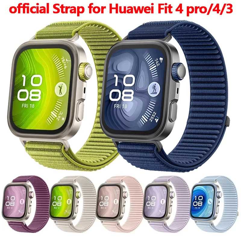 Фотография №3 товара Официальные нейлоновые ремешки для Huawei Watch Fit 5 4 Pro,