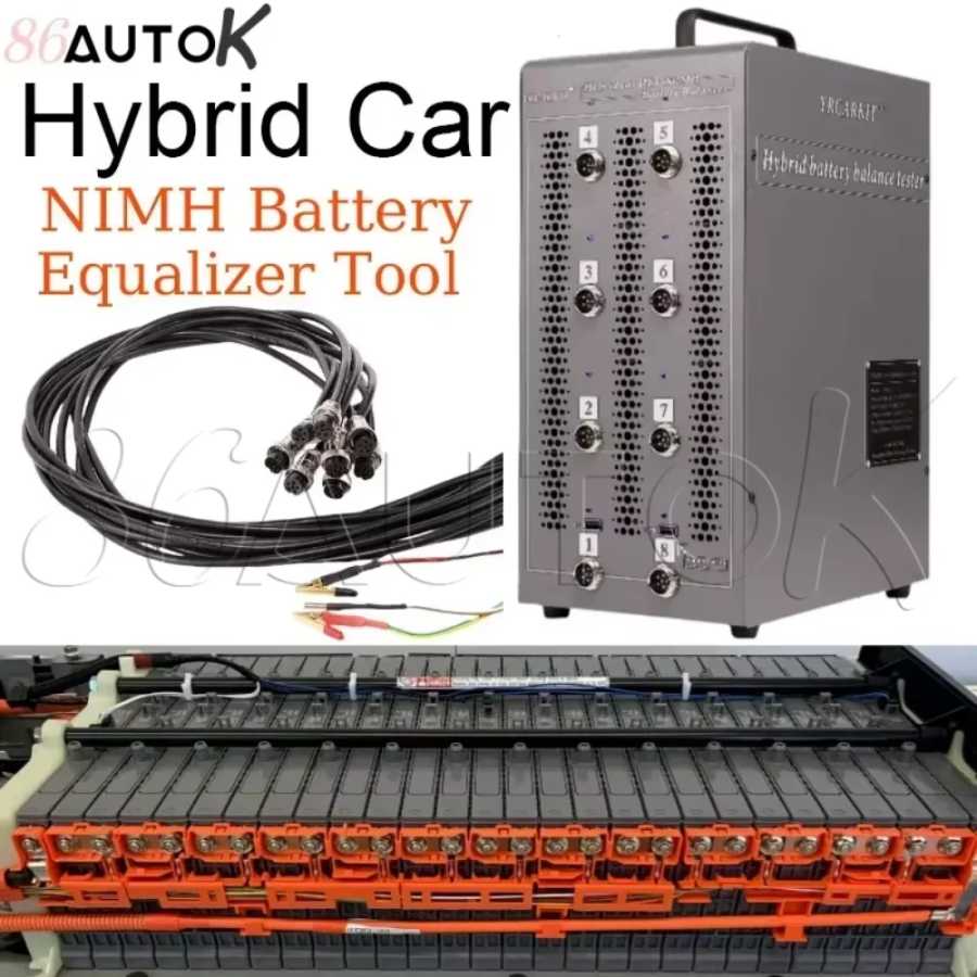 86AUTOK - Новый тестер-балансир NiMH аккумуляторов HEV для Toyota, VW, Honda, устройство для зарядки, разрядки и измерения температуры Новая Энергия транспортного средства Детали и аксессуары