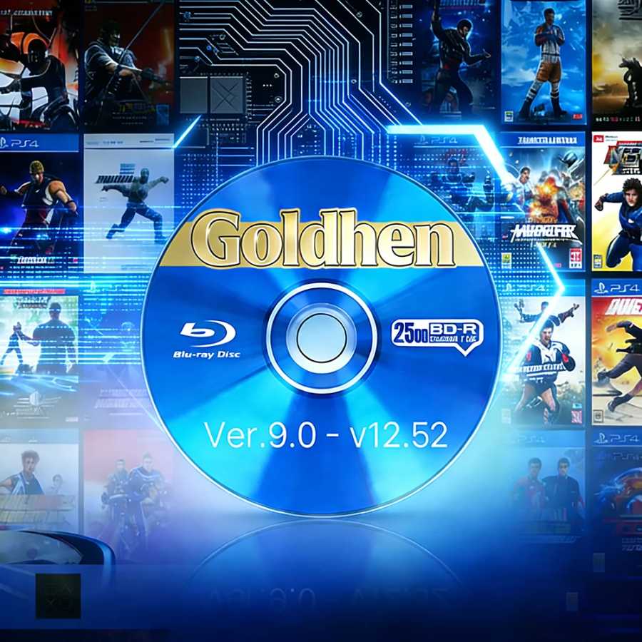 Фотография №3 товара Ultimate GoldHEN для PS4: дисковый джейлбрейк V9.0&ndash;12.52, загрузка с диска,