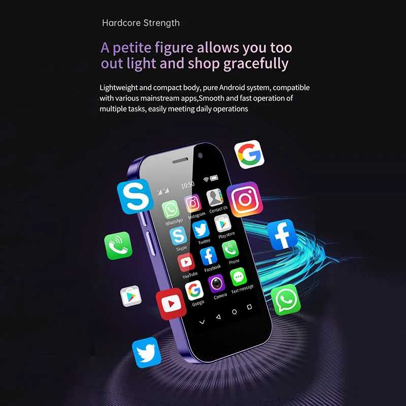 Фотография №3 товара SOYES XS14 Pro смартфон, экран 3,0 дюймов, Android 9, две