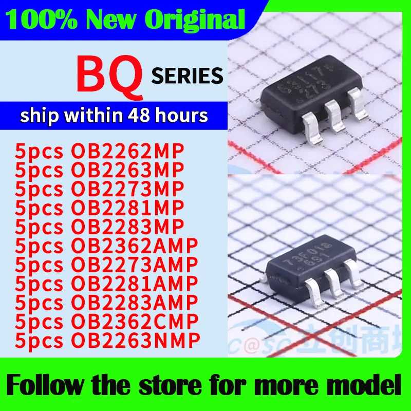 5 шт./лот OB2262MP OB2263MP OB2273MP OB2281MP OB2283MP OB2362AMP OB2273AMP OB2281AMP OB2283AMP OB2362CMP OB2263NMP В наличии Электротовары
