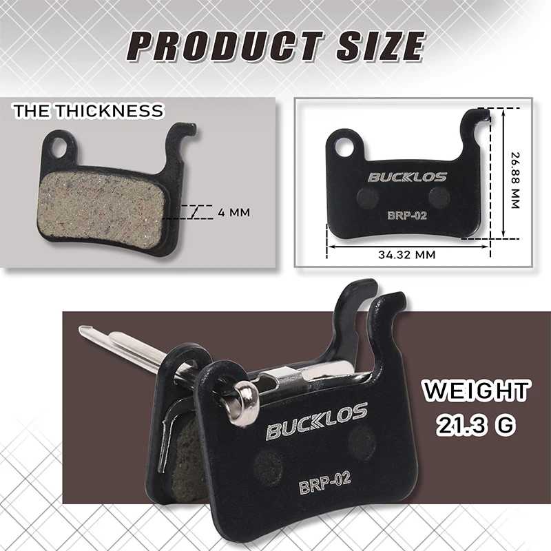 Фотография №2 товара BUCKLOS полимерная дисковая тормозная колодка для SHIMANO A01S, износостойкие гидравлические