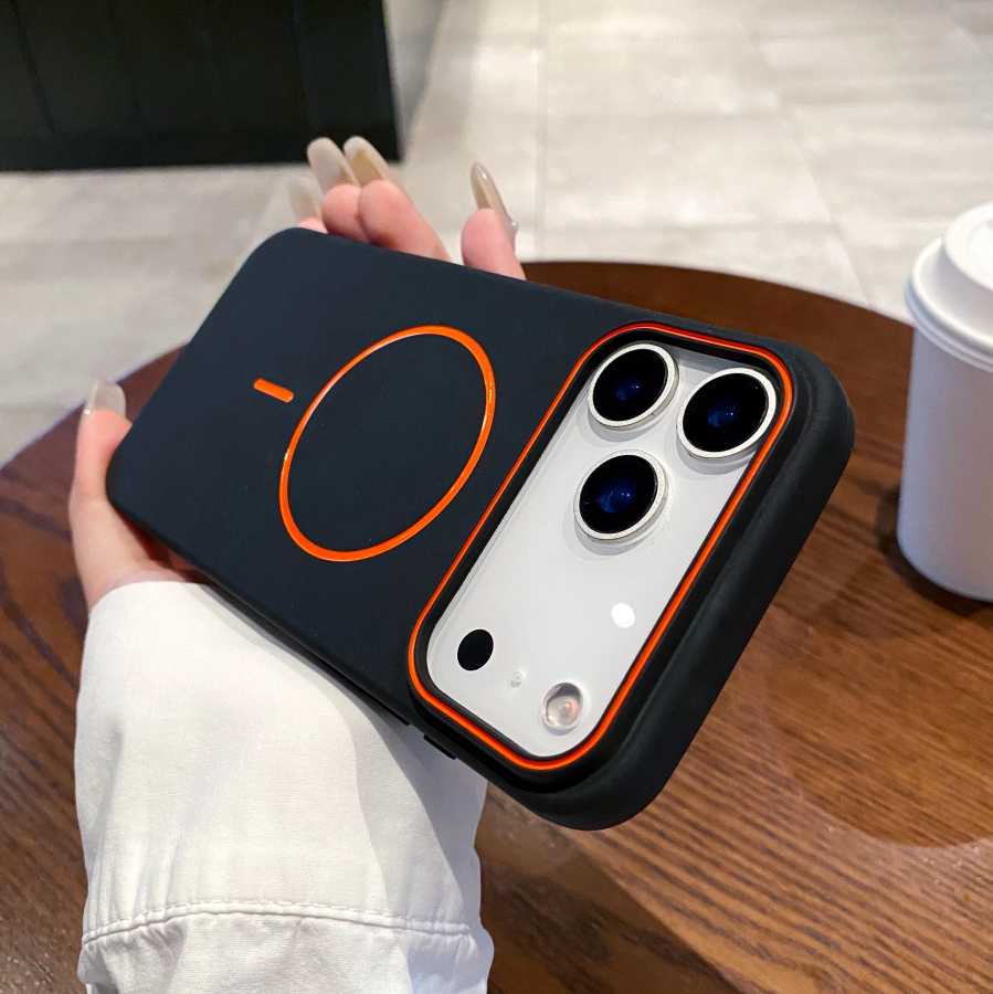 Ультратонкий простой магнитный чехол для телефона iPhone 11, 12, 13, 14, 15, 16, 17 Pro Max 17, мягкий матовый чехол для телефона с беспроводной зарядкой Air Чехлы и чехлы для мобильных телефонов