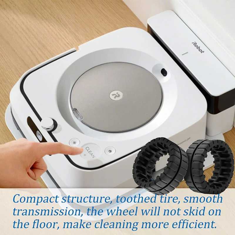 Фотография №3 товара Запасные колеса для irobot Roomba Braava Jet M6 (6110) (6012)