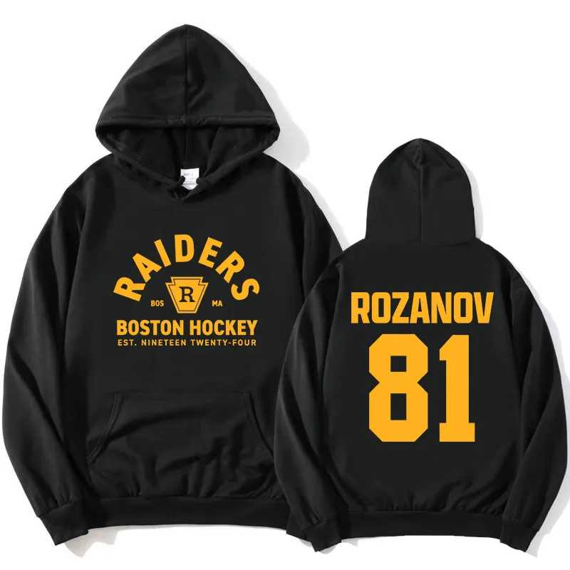 Толстовки с капюшоном Llya Rozanov 81, Rivalry TV с подогревом Shane Hollander 24 Scott Hunter 21, толстовка Montreal Metros Boston Raiders, одежда Толстовки и свитшоты