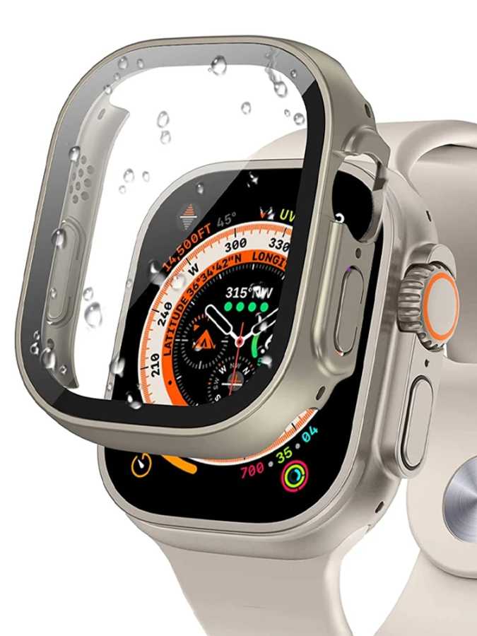 Чехол для Apple Watch Ultra 3, чехол 49 мм, аксессуары для ПК, противоударный бампер + защитная пленка из закаленного стекла для экрана iwatch Series Ultra 2 Аксессуары для часов