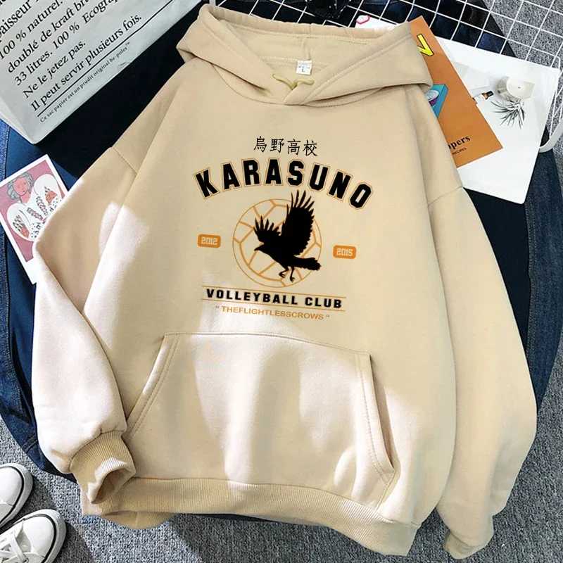 Толстовки с капюшоном Haikyuu в стиле японского аниме 90-х, забавные женские свитшоты в стиле карацуно, с высокой яркостью, зимние теплые модные мужские свитшоты унисекс Толстовки и свитшоты