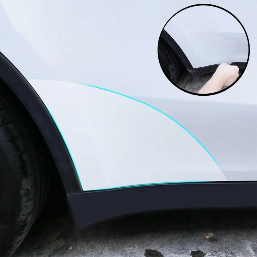 Для Tesla Model3/Y 2017-2025 Защитная пленка для передней двери и задней двери Невидимая автомобильная одежда Пленка из ТПУ Украшение для модели Y Juniper Внешние аксессуары