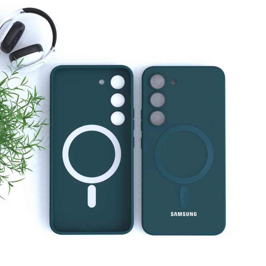 Фотография №4 товара Для Samsung Galaxy магнитный чехол S25 FE S25 S24 S23