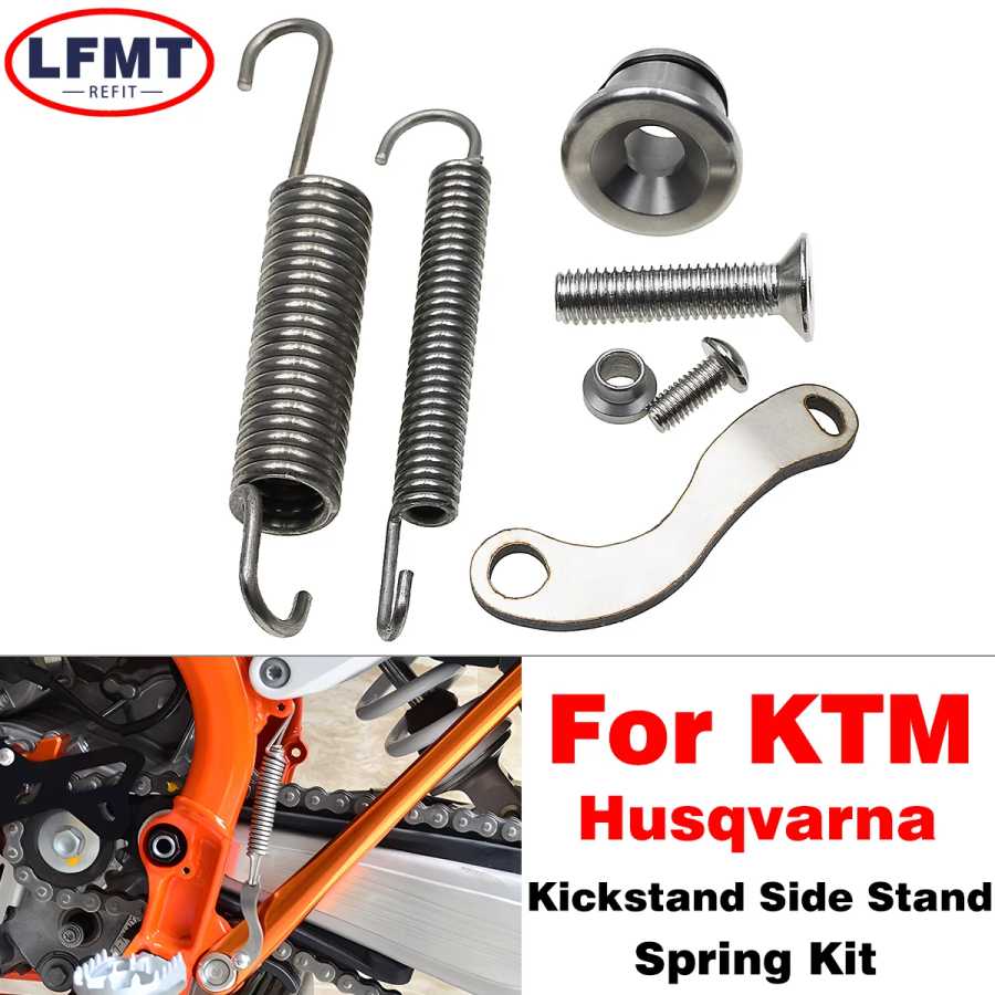 Комплект пружин боковой подставки для мотокросса для Husqvarna FE TE FX TX для KTM EXC EXCF XC XCF XCW SX SXF Six Days 2008-2022 2023 Модификация & Защита