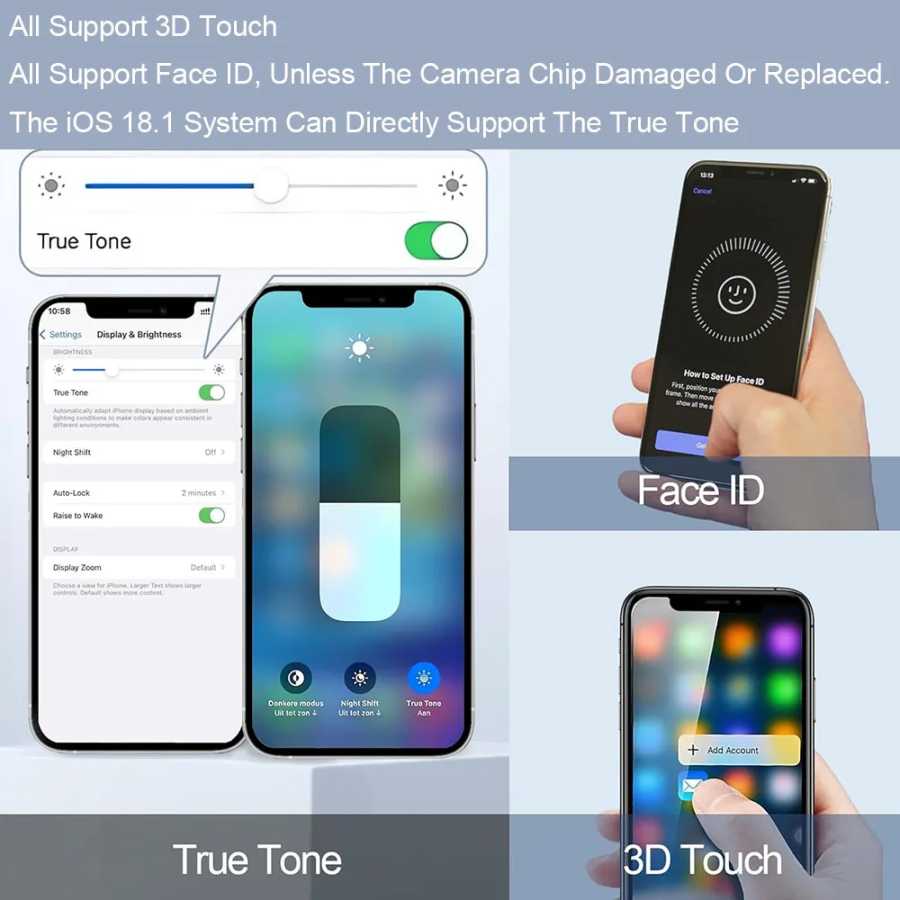 Фотография №1 товара PINZHENG Высококачественный экран INCELL LCD OLED для iPhone 14 Pro