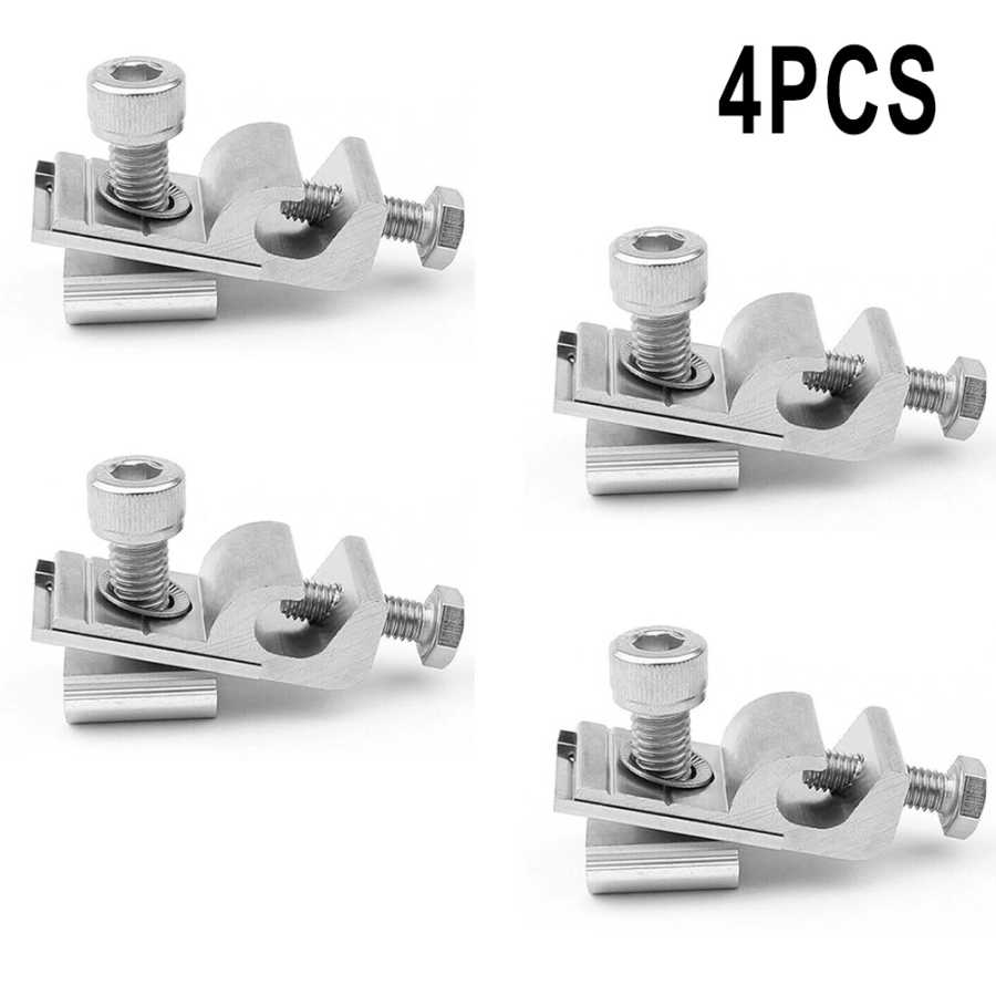 Фотография №3 товара Крепежные элементы для солнечных панелей: кронштейны, зажимы, заземляющие клеммы, фиксаторы