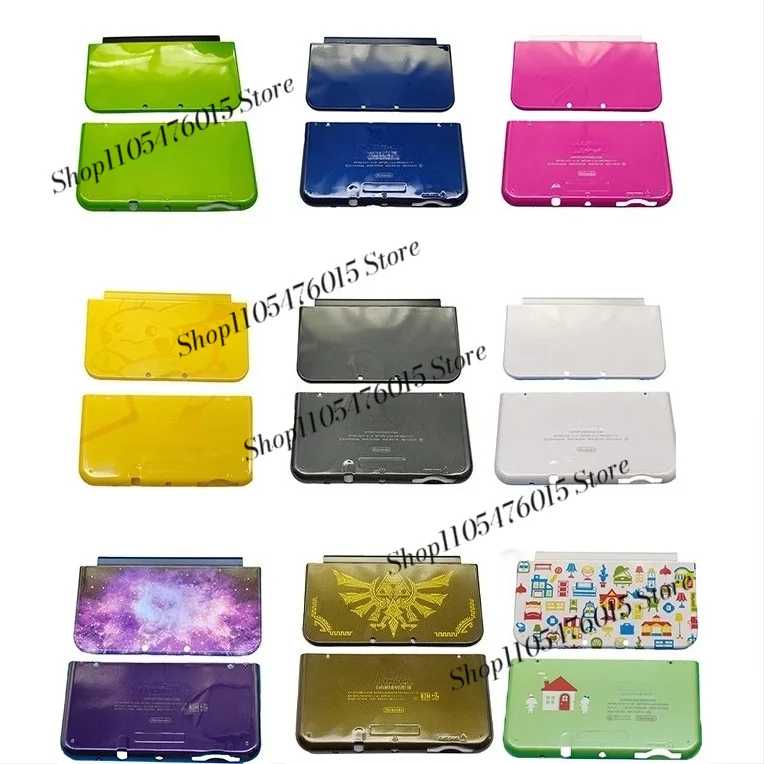 Для Nintendo New 3DSXL New3DSLL: лицевая панель A&E, верхняя и нижняя крышки, дверца отсека для батареи, корпус. Аксессуары для ноутбуков