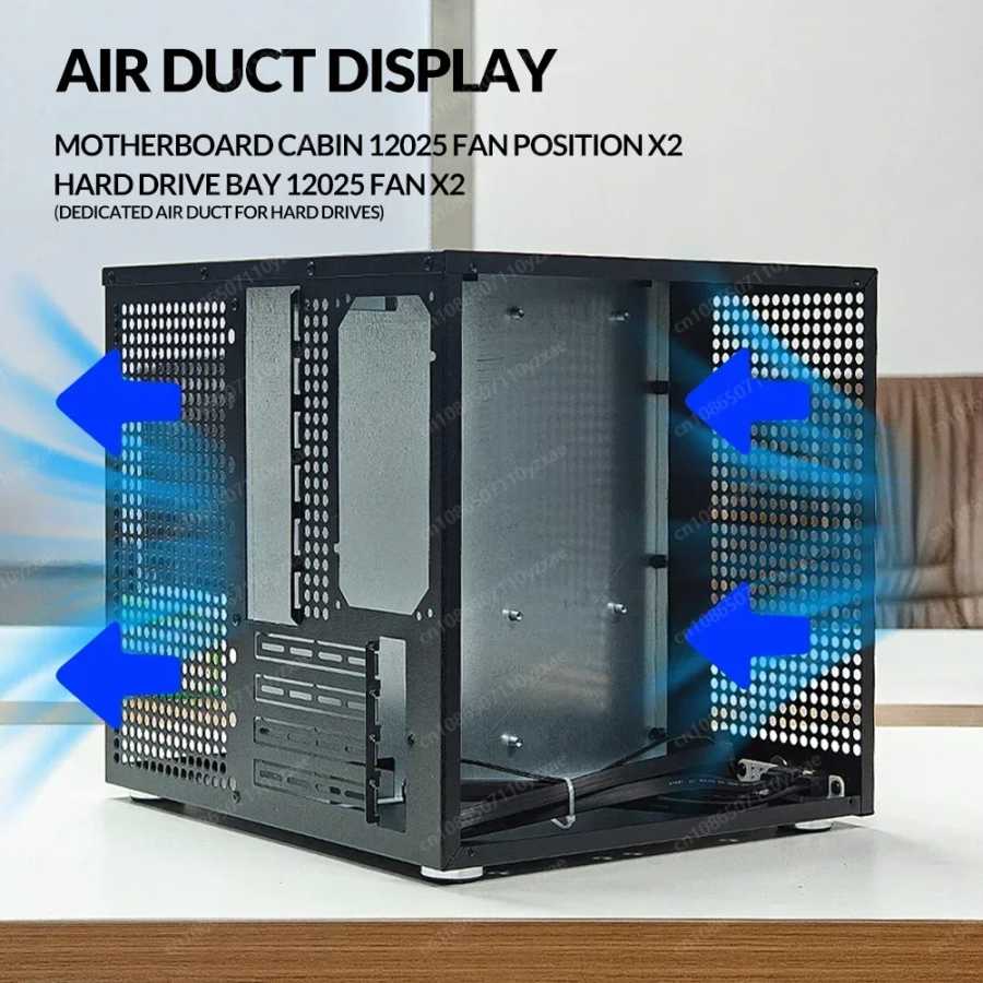 8-слотовый корпус NAS Tower с задней панелью &ndash; поддерживает блоки питания ATX, материнские платы MATX, PCIe полной высоты Мебель для кофейни