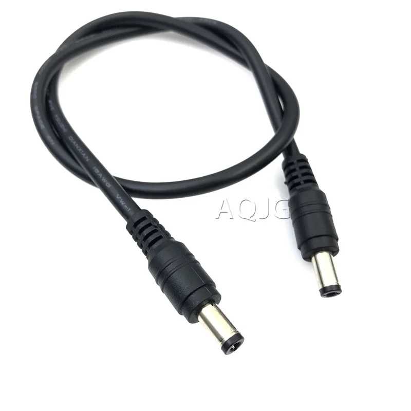 Фотография №2 товара 18AWG Разъем питания постоянного тока 5,5x2,1 мм штекер до 5,5x2,1