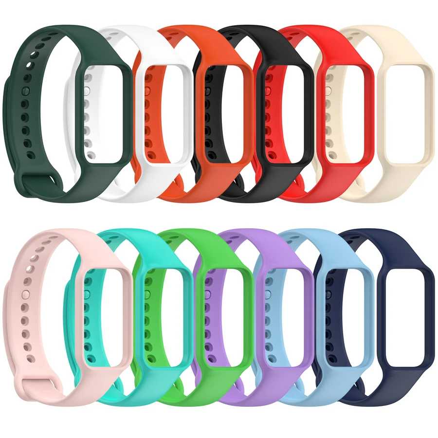 Фотография №2 товара Мягкий силиконовый ремешок для браслета для Xiaomi Smart Band 8,