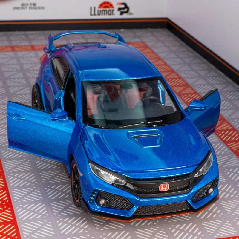 Фотография №4 товара Модель автомобиля из сплава Honda Civic Type-R, 1:32, двери и