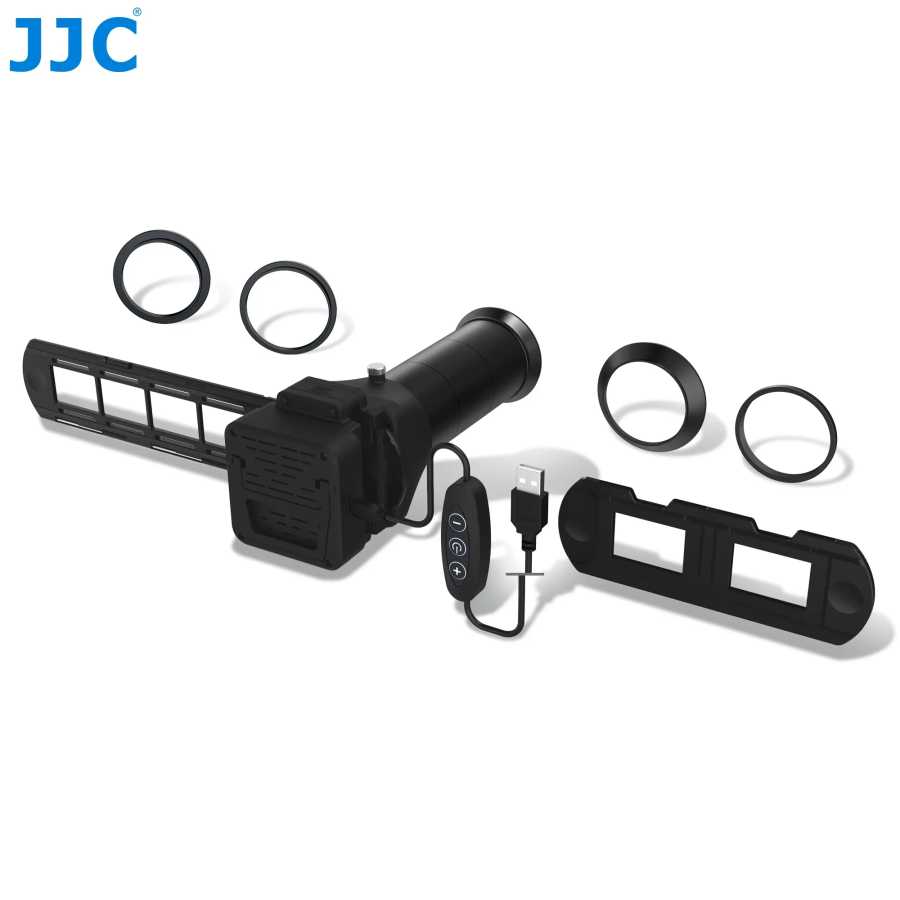 Адаптер для цифровизации пленки JJC FDA-S1 35 мм и сканер слайдов с LED-подсветкой для Nikon D850, замена Nikon ES-2 Фото- и видеотехника