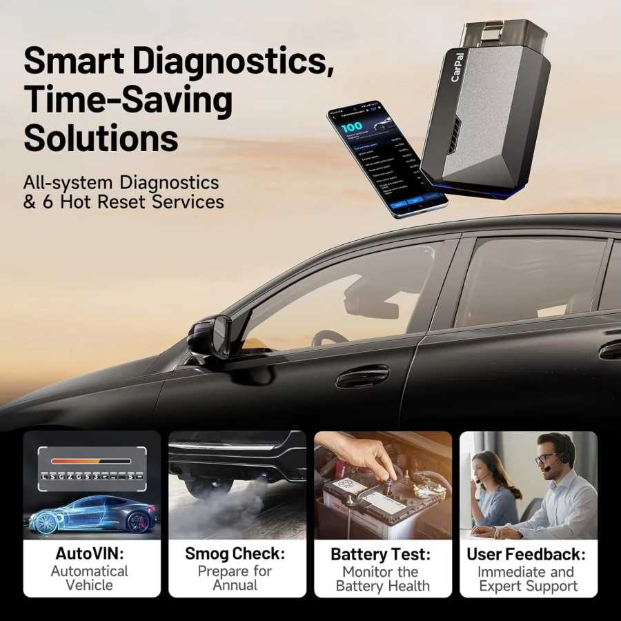 Фотография №4 товара TOPDON Carpal OBD2 сканер для автомобиля, инструмент для диагностики всех