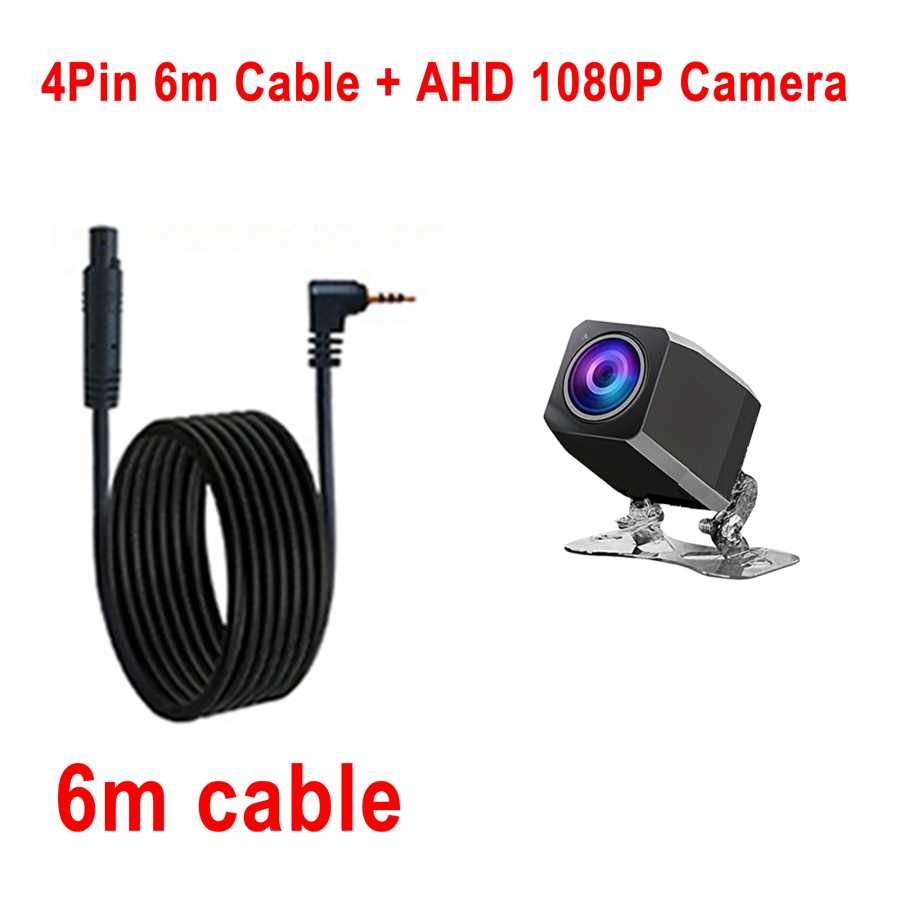 Фотография №4 товара Камера заднего вида AHD 1080P с 4-контактным разъемом для автомобильного
