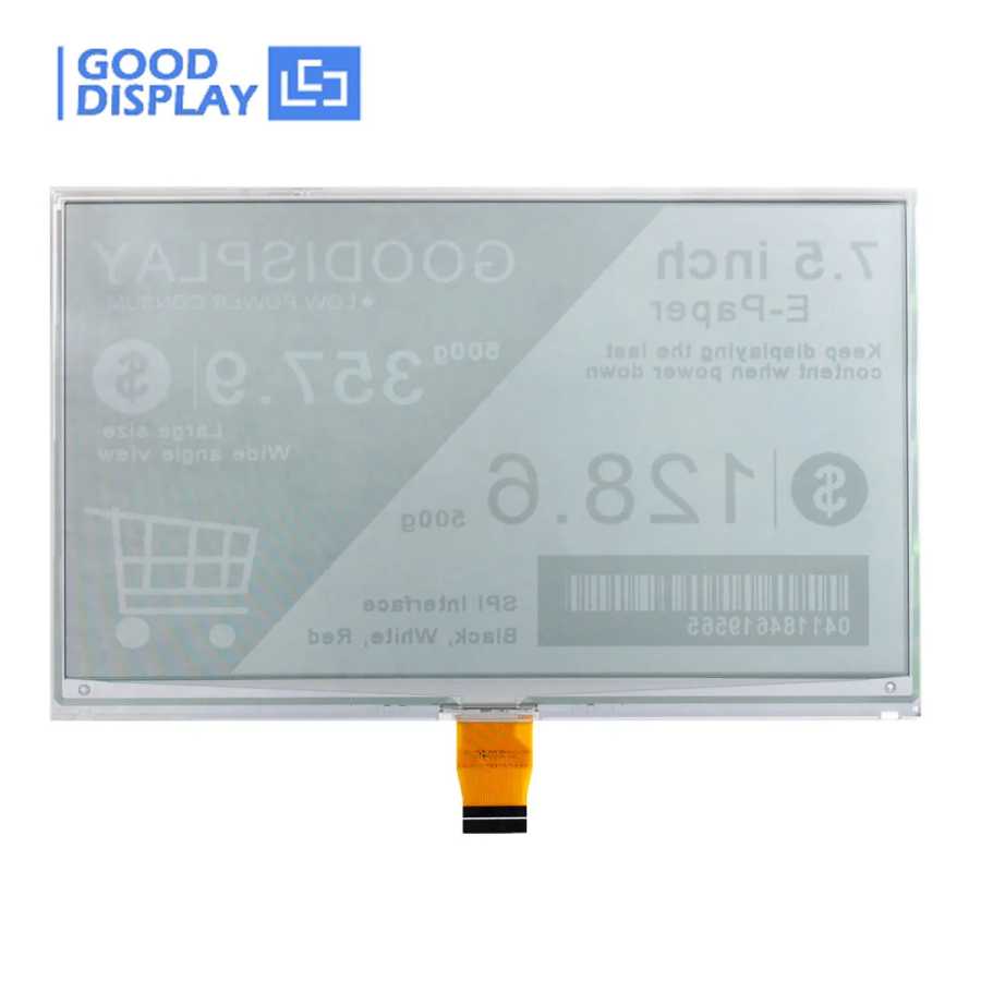 Фотография №1 товара Модуль экрана GooDisplay 7.5 дюймов E-Paper, 4-уровневый E-Ink дисплей HAT,