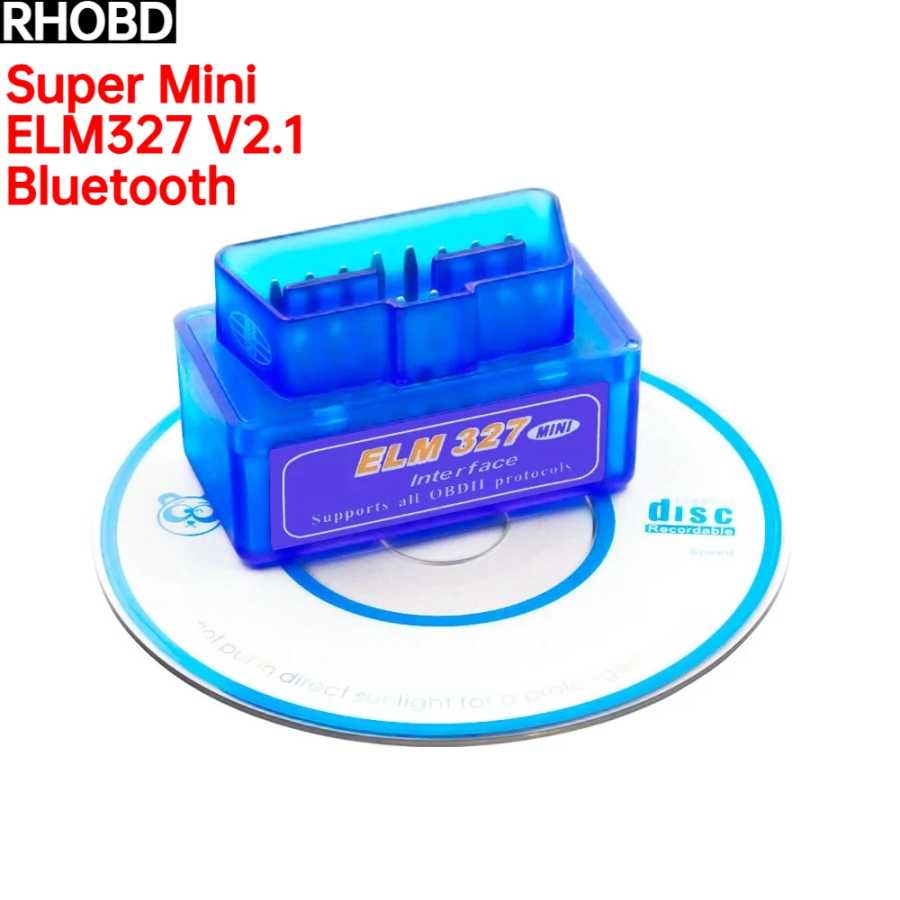 НОВЫЙ 2025 Super Mini ELM327 V2.1 Bluetooth диагностический инструмент ELM327 BT OBD OBD2 автомобильный сканер адаптер для Android Windows ГОРЯЧИЙ Инструмент для ремонта автомобилей