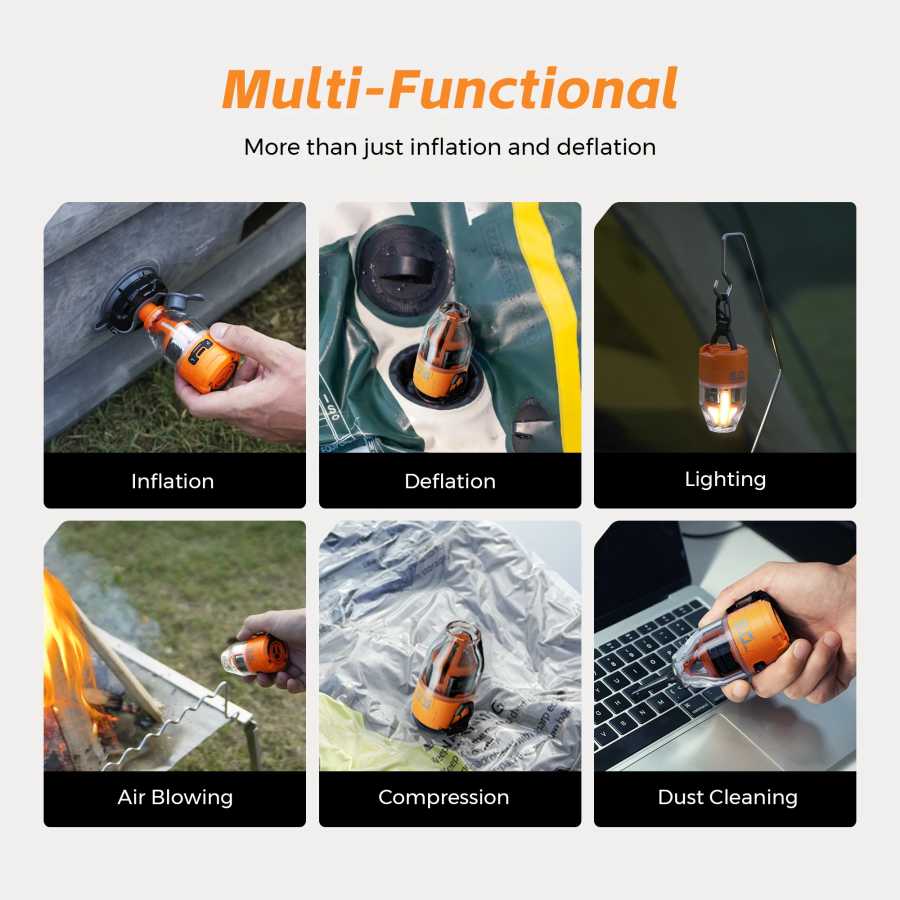 Фотография №3 товара FLEXTAIL MAX PUMP 3 - Электрический воздушный насос, портативный походный
