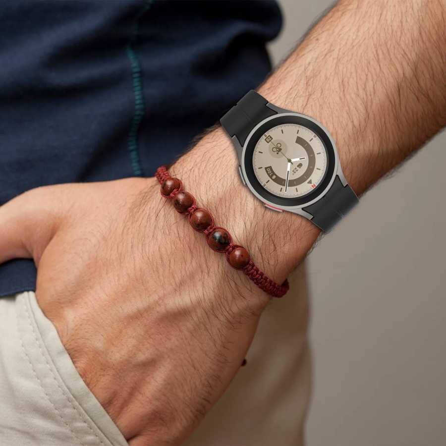 Фотография №4 товара Ремешок силиконовый для Samsung Galaxy Watch 6/5/4/pro/3 classic active 2
