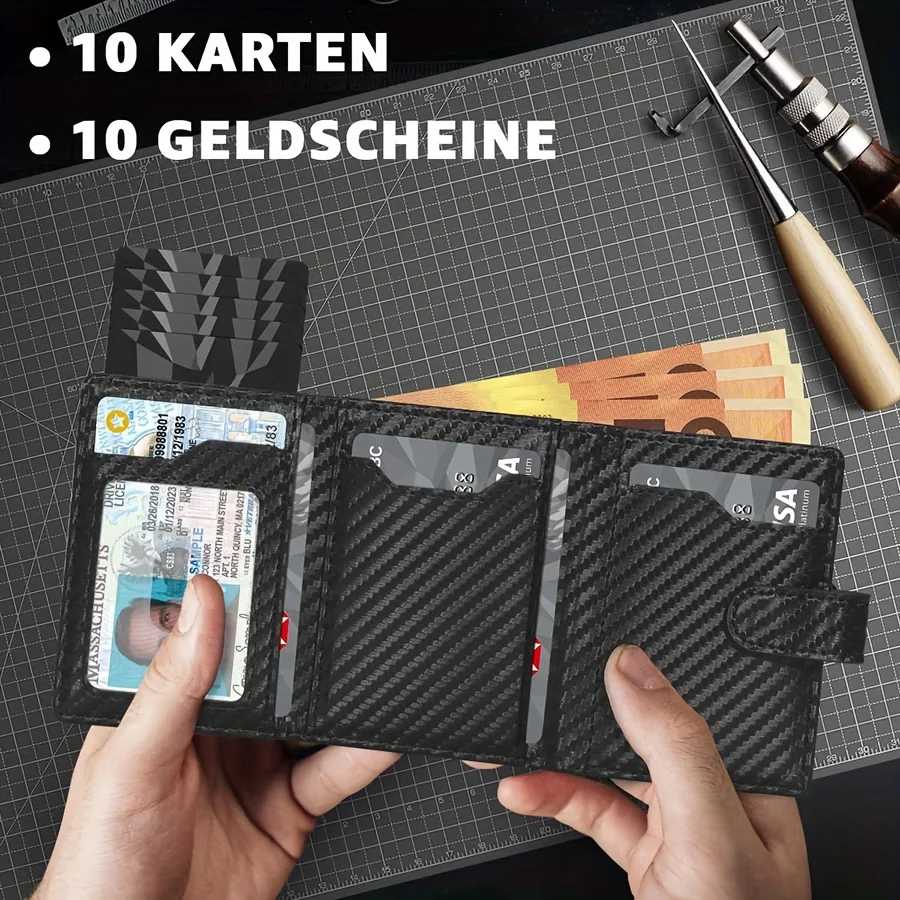Мужской кошелек с чехлом для монет, защита от RFID, тонкий кошелек, кошелек для карт, маленький кошелек для кредитных карт, кошелек для кредитных карт Кошельки и визитницы