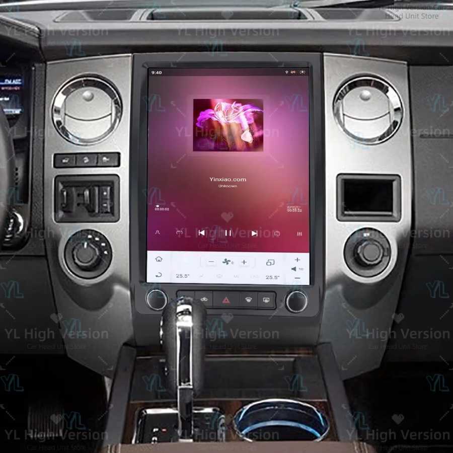 Фотография №3 товара 12.1-дюймовый автомобильный радиоприемник с Android Auto для Ford Expedition 2015,