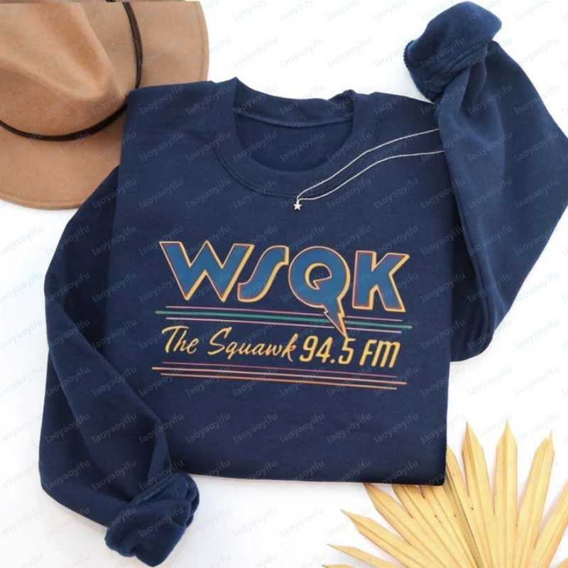 Фотография №1 товара WSQK The Squawk 94,5 FM-радио Толстовка Wsqk Унисекс Толстовки Винтаж