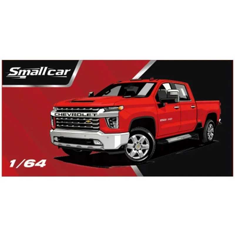 Фотография №3 товара Миниатюрная модель пикапа Silverado из литого металла в масштабе 1:64,