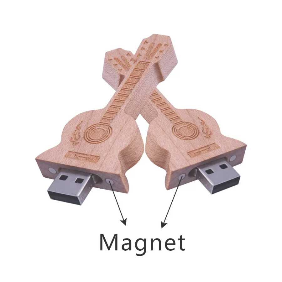 Фотография №4 товара 10 шт./лот деревянный USB-флешка 2,0 гитарный флэш-накопитель 4 ГБ 16