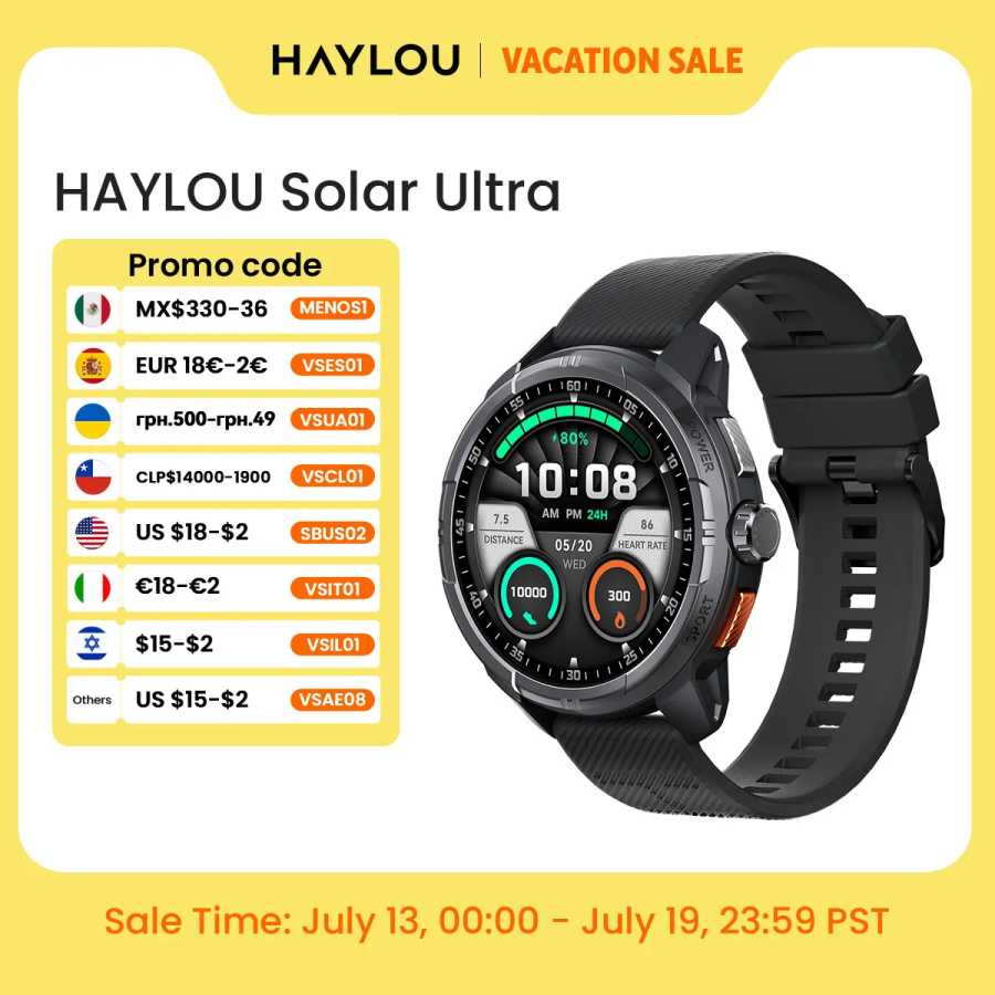 Умные часы HAYLOU Solar Ultra GPS с AMOLED-дисплеем 1,6 дюйма, водонепроницаемостью 5ATM, встроенным GPS, Bluetooth и функцией телефонных звонков, спортивные смарт-часы Умная электроника
