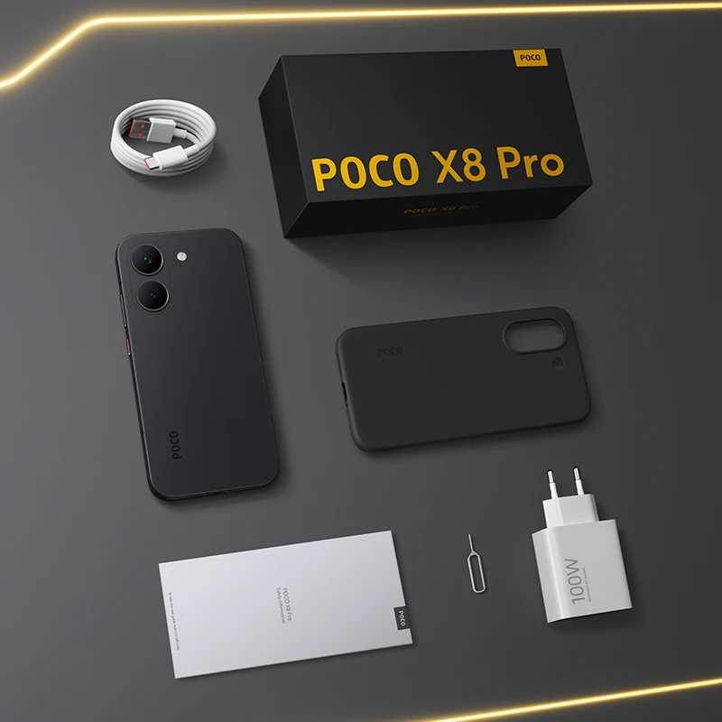 Фотография №5 товара Смартфон Xiaomi POCO X8 Pro Global Version, 6.59-дюймовый AMOLED-дисплей 1.5K