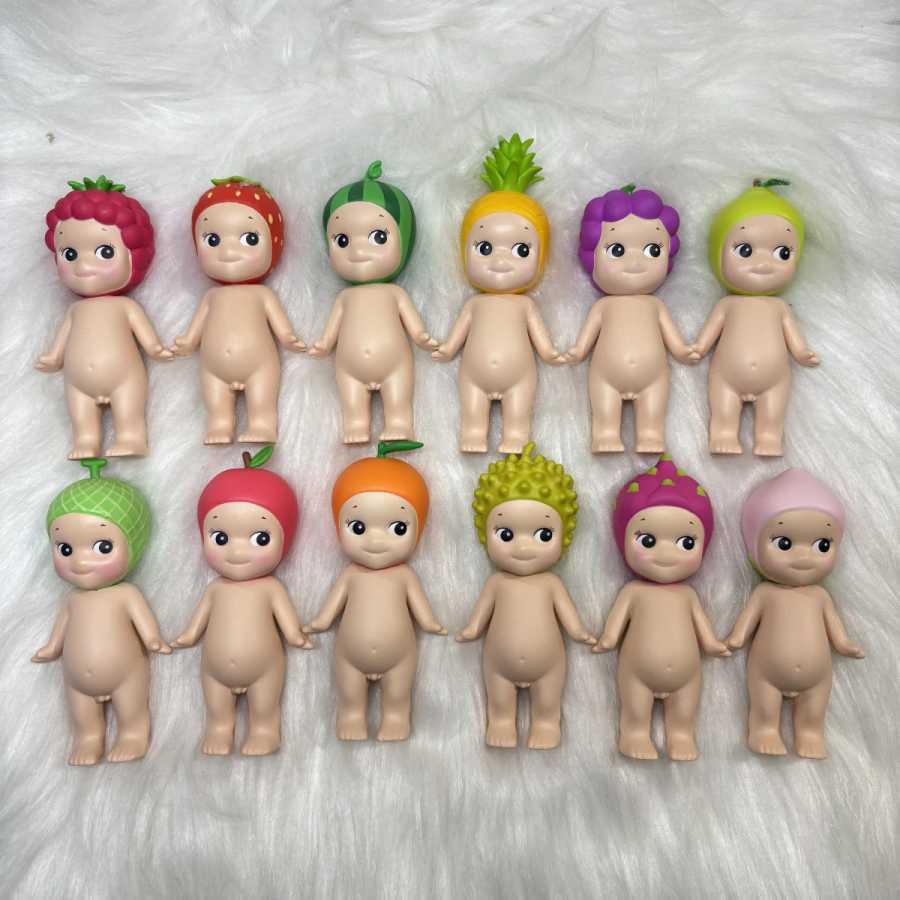 Мини-фигурка Sonny Angel, новая серия фруктов, слепая коробка, игрушка для девочки, Mystery Box, Apple DragonFruit, виноград, дыня, оранжевый SAS65380 Модная слепая коробка
