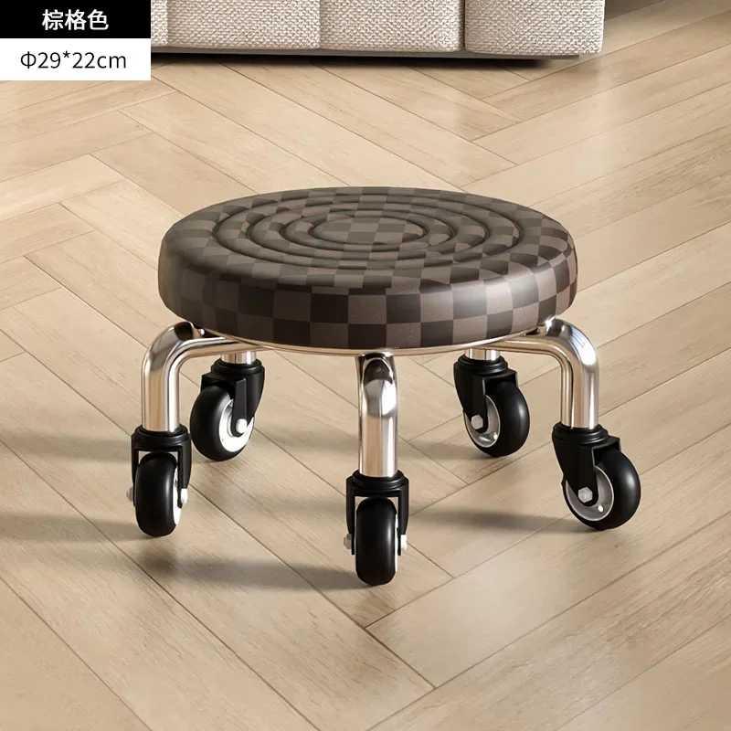 Фотография №5 товара Поворотный табурет, маленький дизайн ногтей, маленькая скамейка, табурет для домашнего
