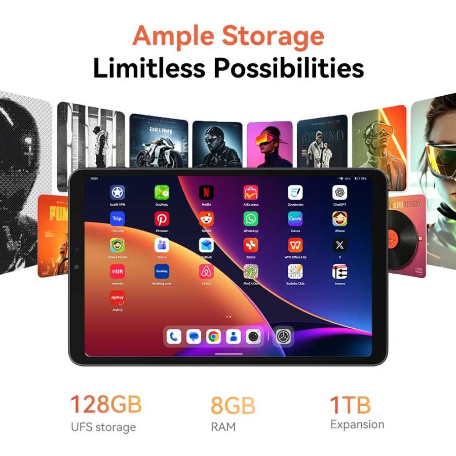 Фотография №3 товара Планшет ALLDOCUBE iPlay 80 mini Pro 8.4'' 90Hz UNISOC T7300,