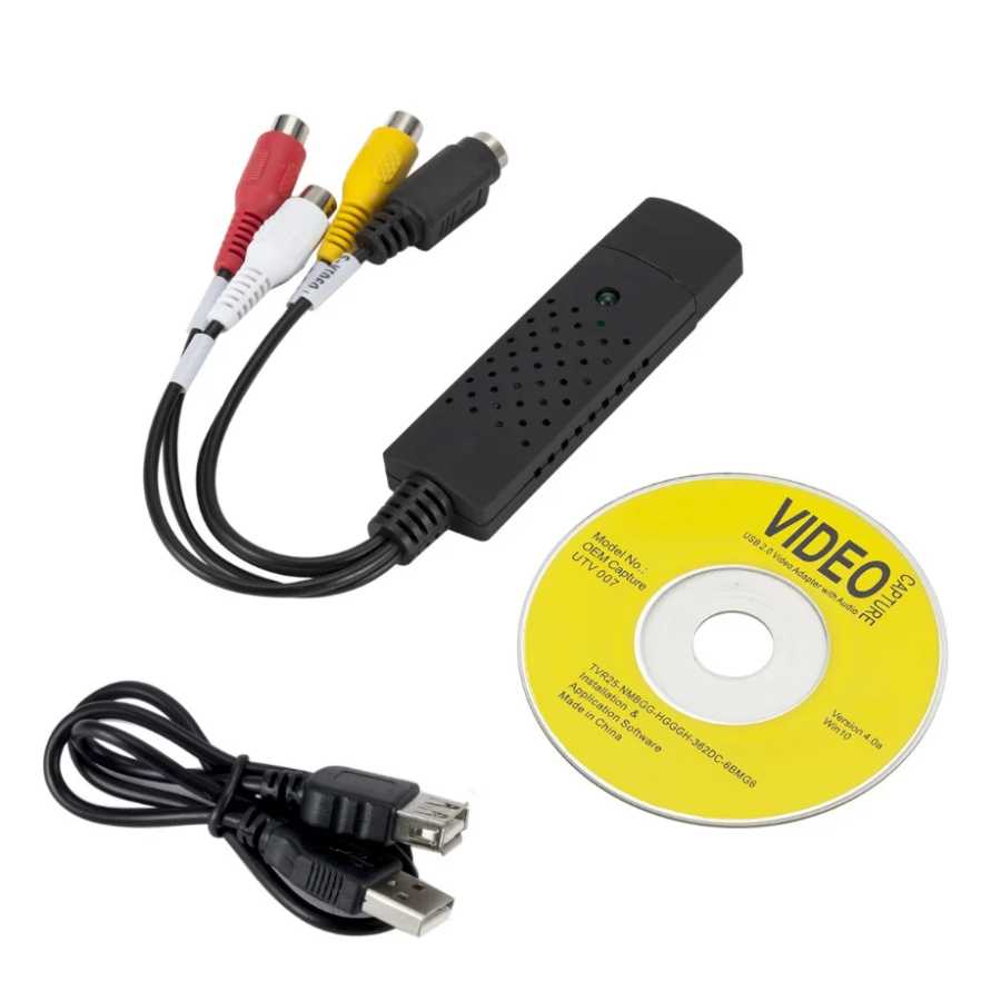Фотография №1 товара Конвертер USB 2.0 VHS в DVD Преобразование аналогового видео в