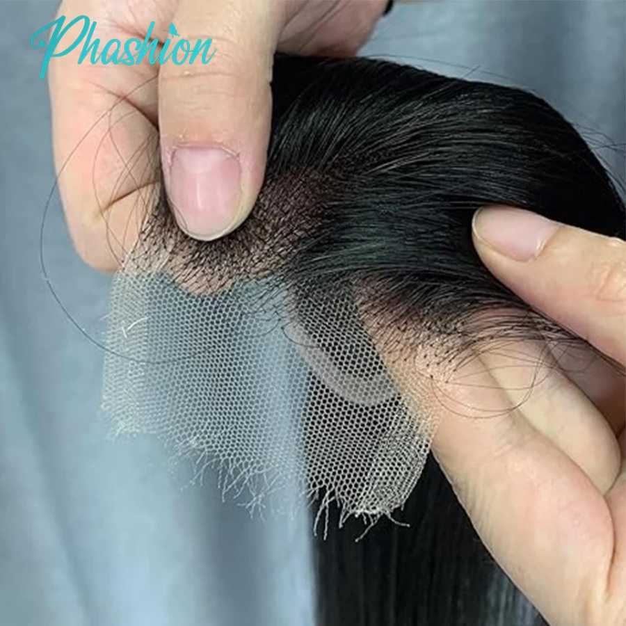 Phashion 4x6 2X6 Real HD Lace Only Глубокий пробор Прямые волосы Ультратонкие швейцарские кружевные застежки Крошечные узлы 100% человеческие волосы Распродажа Человеческие волосы (для брюнетов)